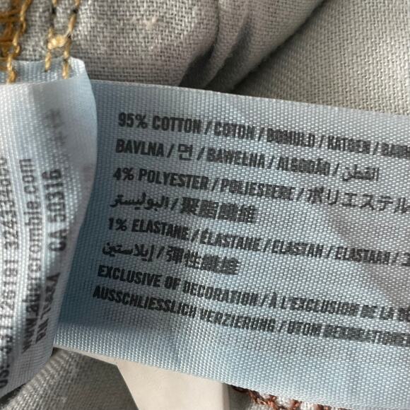 Hollister Mens Jeans Size 26 Classic Straight Hollister Epic Flex Denim Jeans - Picture 10 of 10